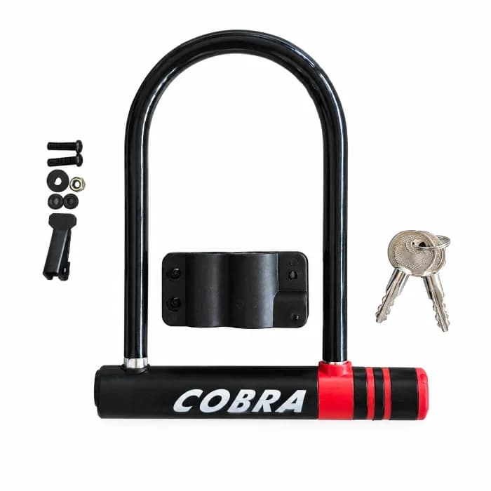 قفل موتور U برند cobra رنگ مشکی