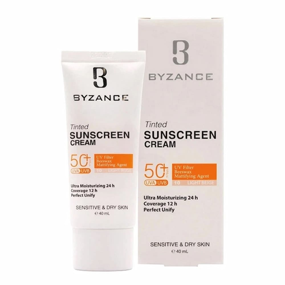 ضد آفتاب رنگی SPF50 بیزانس پوست خشک و حساس 40 میل — تصویر ۶