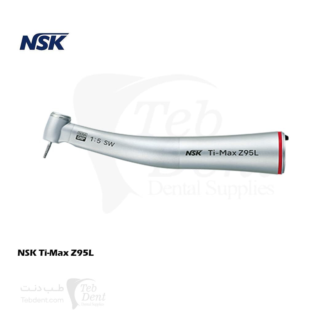 آنگل افزاینده 1:5 سری NSKطرح – Ti-Max Z95L فایبراپتیک هد کوچک — تصویر ۲