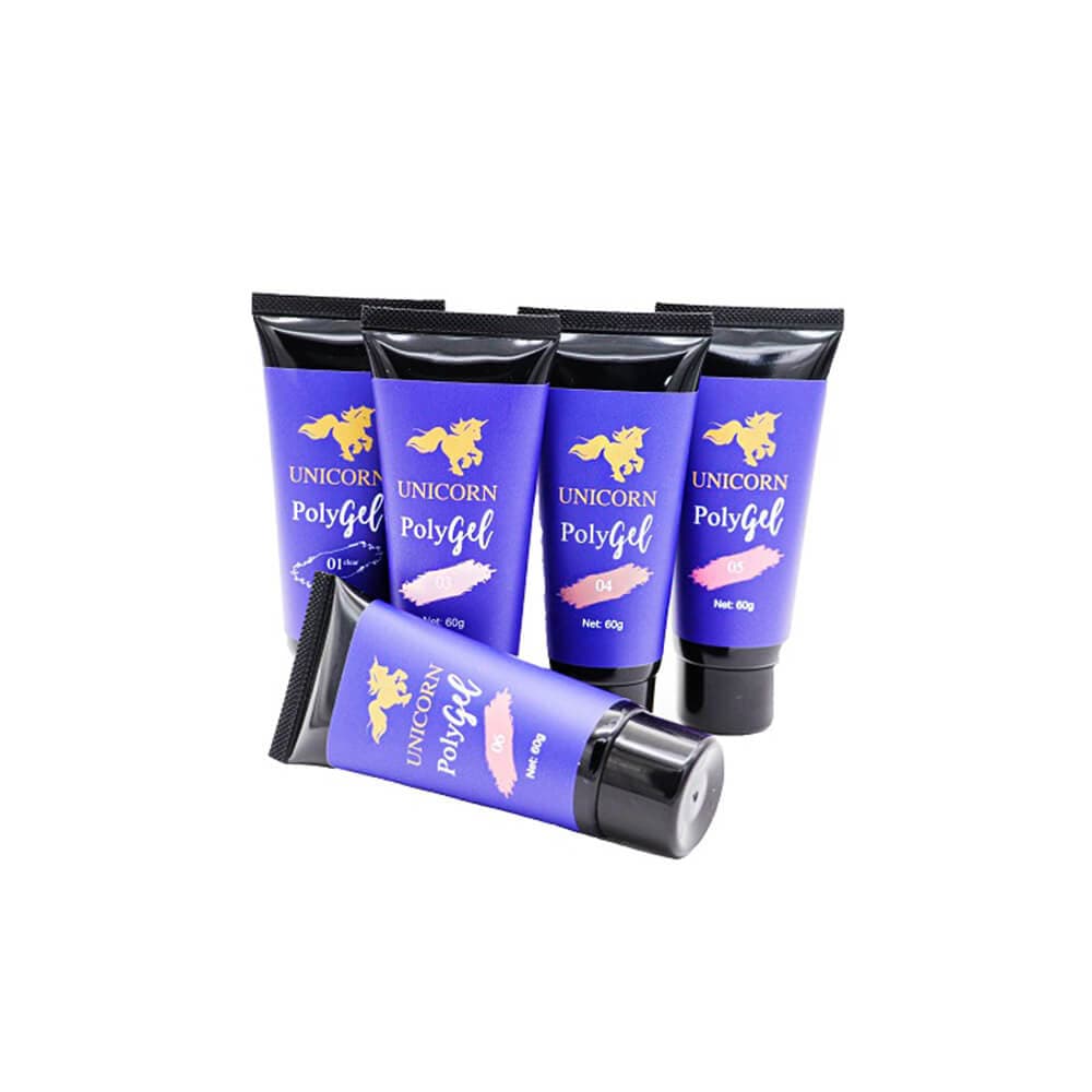 پلی ژل کاشت ناخن یونیکورن Unicorn