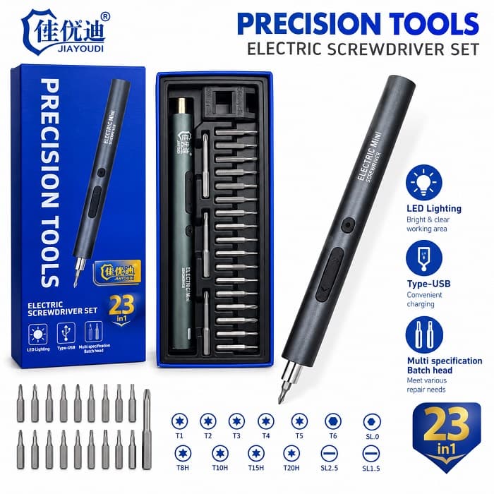 پیچ گوشتی شارژی 23IN1 — تصویر ۲