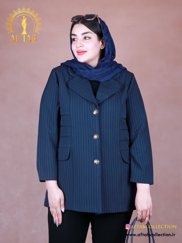 کت دیپلمات بغل مغزی سایزبزرگ 7241 — تصویر ۳