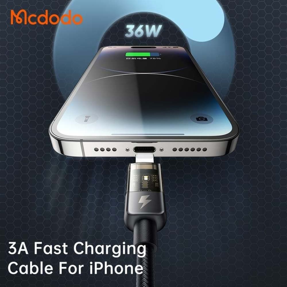کابل تبدیل USB به لایتنینگ مک دودو مدل CA-314 طول ۱.۲ متر — تصویر ۶