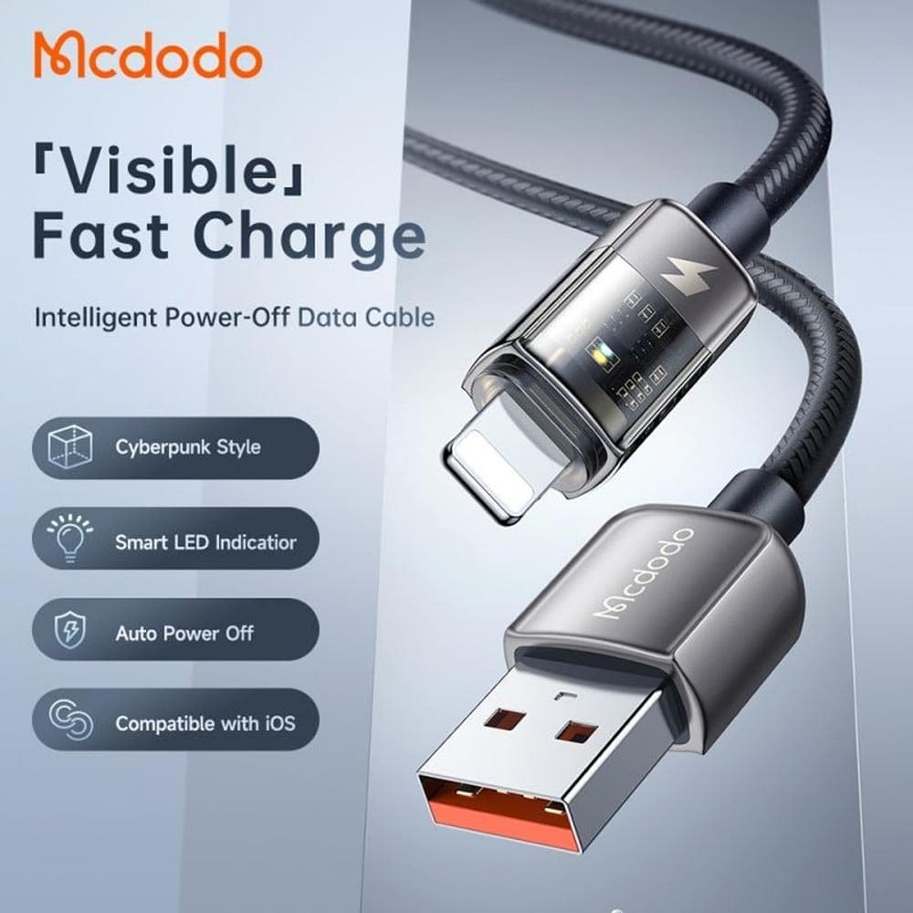 کابل تبدیل USB به لایتنینگ مک دودو مدل CA-314 طول ۱.۲ متر — تصویر ۲