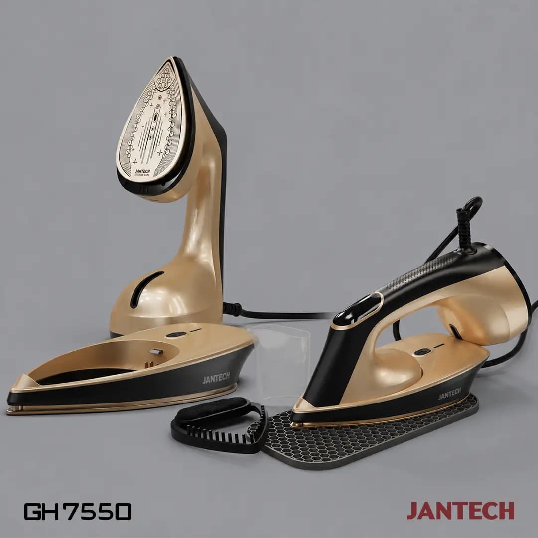 بخارگر و اتو دستی ژانومه مدل GH7550 — تصویر ۳