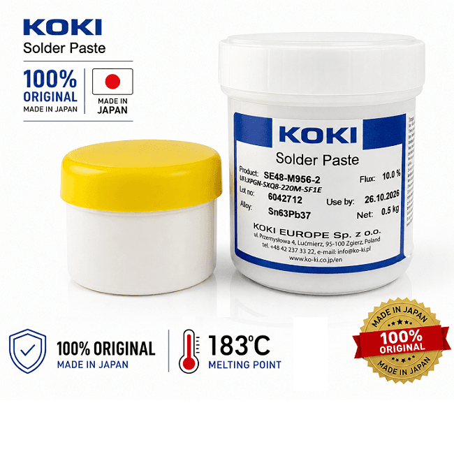 خمیر قلع 183درجه 50 گرمی KOKI (اصل ژاپن) — تصویر ۲
