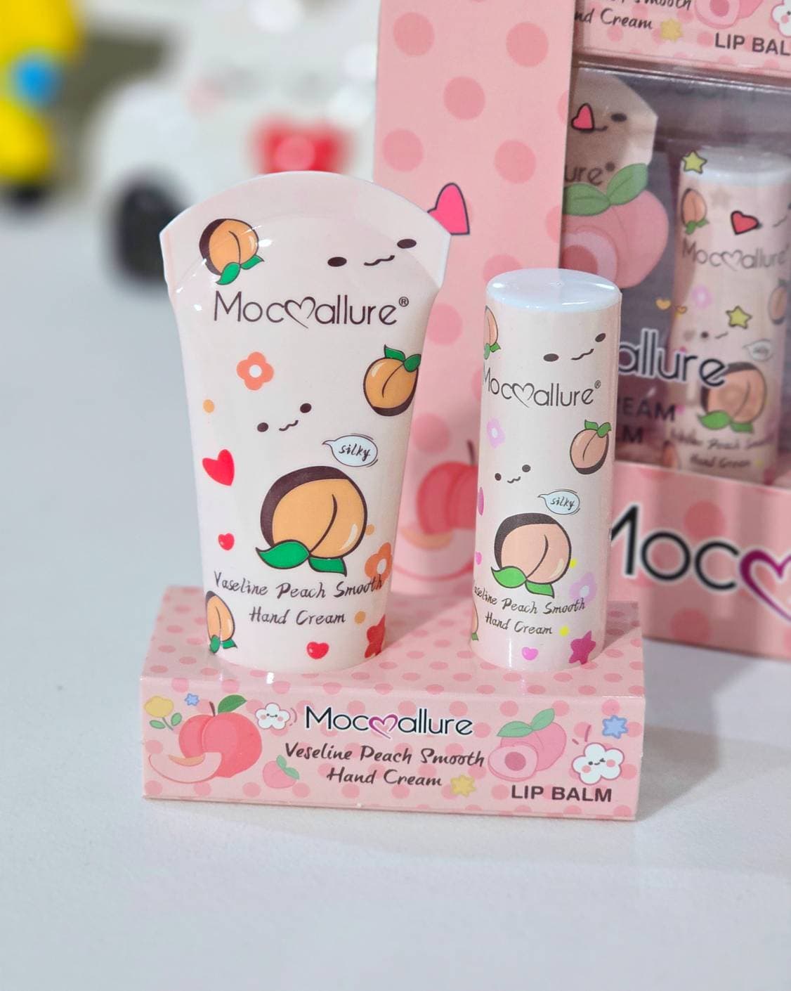 پک بالم و کرم هلو مینی Mocallure