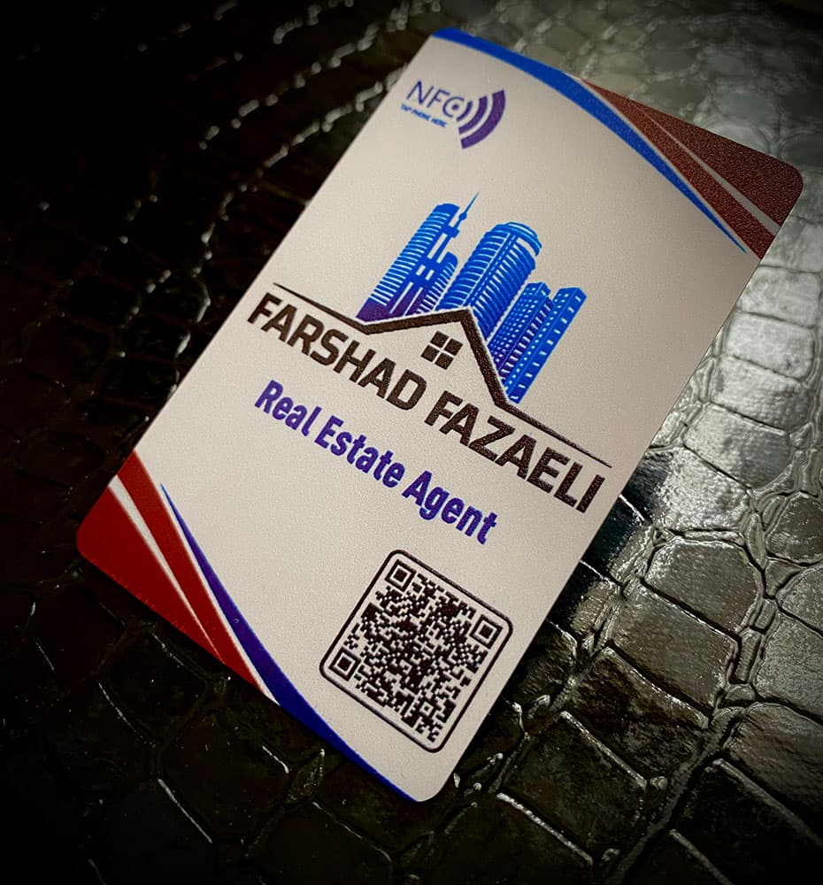 کارت ویزیت هوشمند NFC با طرح دلخواه — تصویر ۱۰