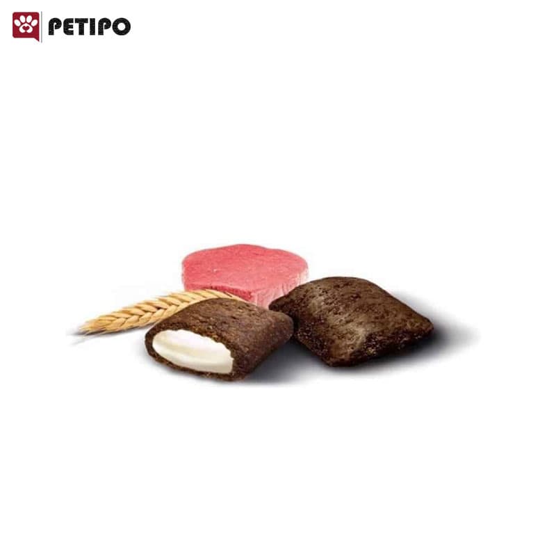 تشویقی گربه با طعم بیف حاوی مالت جیم کت (GimCat Nutri Pockets Beef & Malt) وزن 60 گرم — تصویر ۲