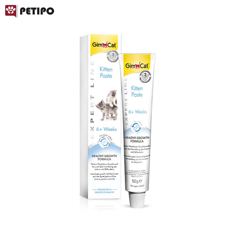 خمیر مولتی ویتامین بچه گربه ویژه تقویت رشد جیم کت (GimCat Kitten Paste) وزن 50 گرم