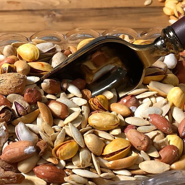 قاشق آجیل خوری دسته چوبی نوین — تصویر ۳