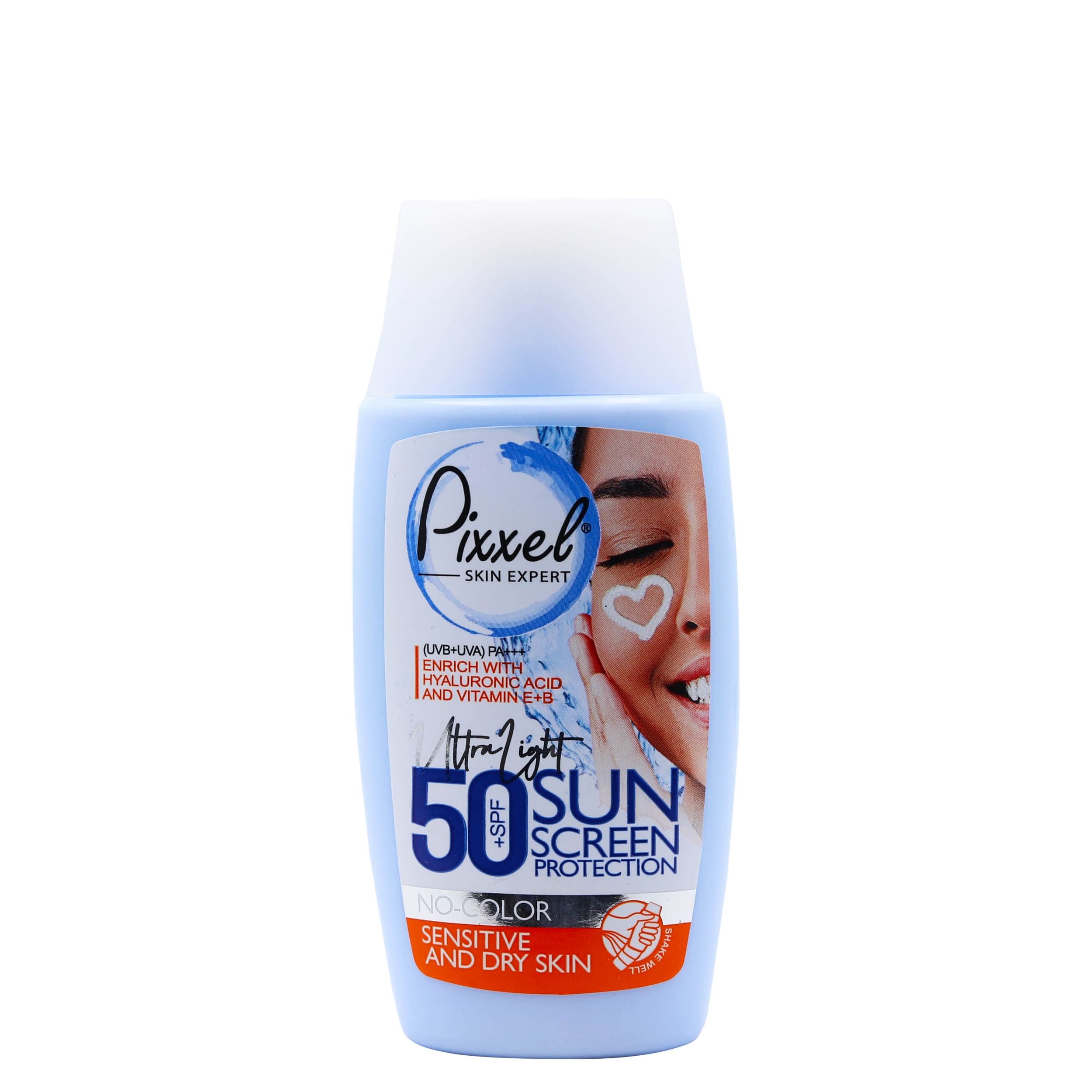 کرم ضد آفتاب بی رنگ SPF50 پیکسل پوست خشک — تصویر ۹