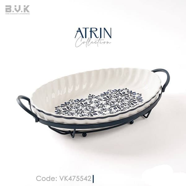 تابه بیضی بزرگ آترین BVK 475542 — تصویر ۴