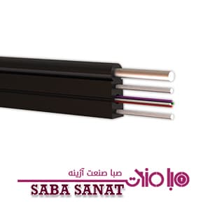 کابل دراپ فیبر نوری 2 کور 3 مهار — تصویر ۲