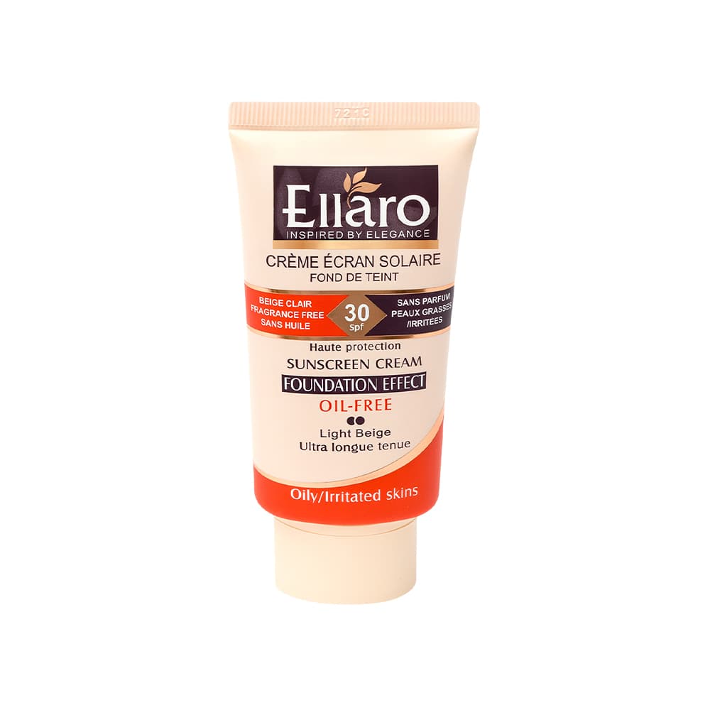 کرم ضد آفتاب رنگی SPF30 الارو مناسب پوست چرب