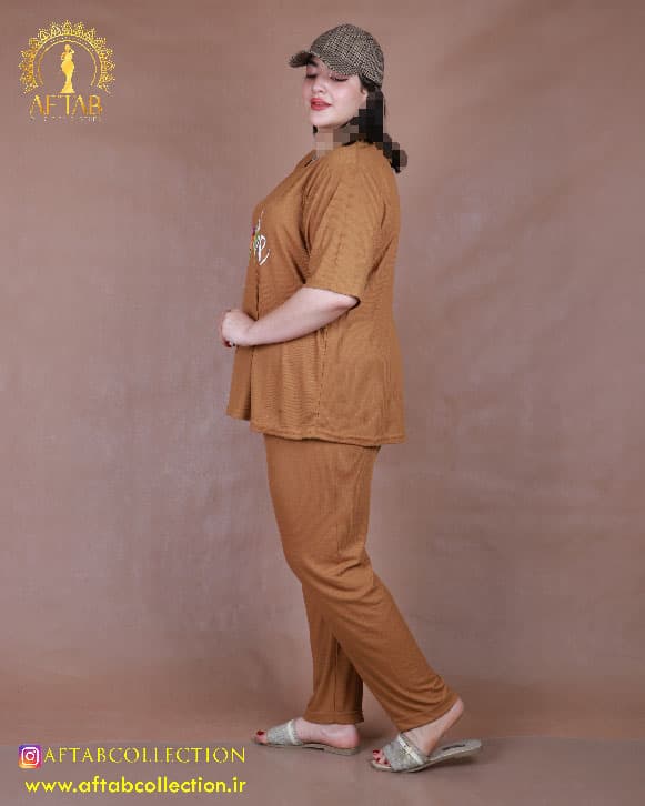 ست راحتی طرح لاو سایزبزرگ 7109 — تصویر ۲