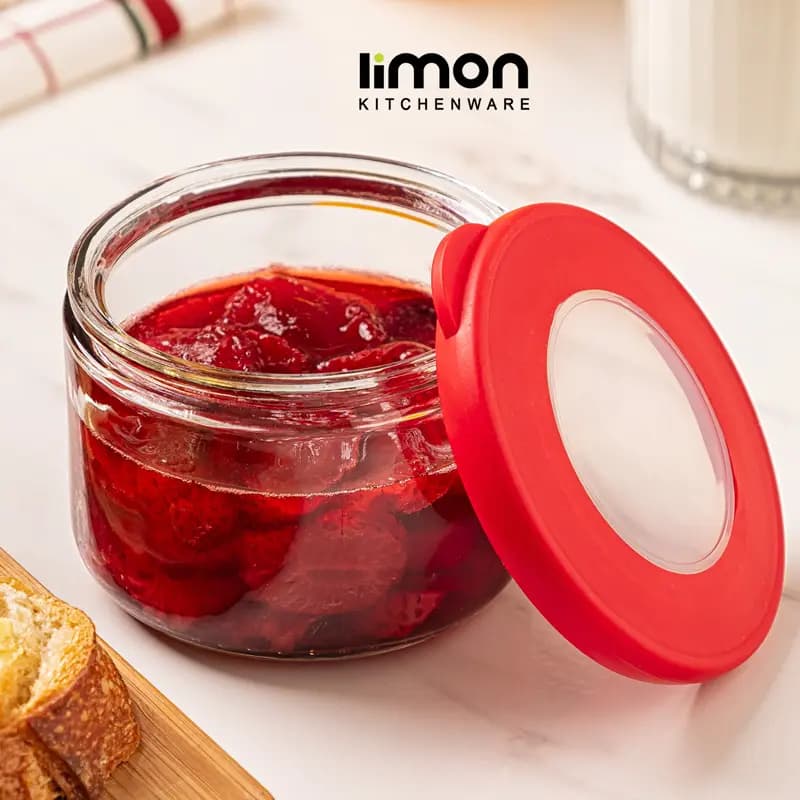 بانکه شیشه ای 260 میلی لیتر لیمون 2498 — تصویر ۵