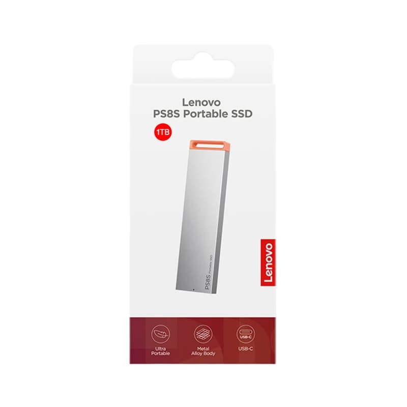 اس اس دی اکسترنال لنوو مدل PS8S ظرفیت 1 ترابایت با رابط USB 3.2 Gen2 — تصویر ۲
