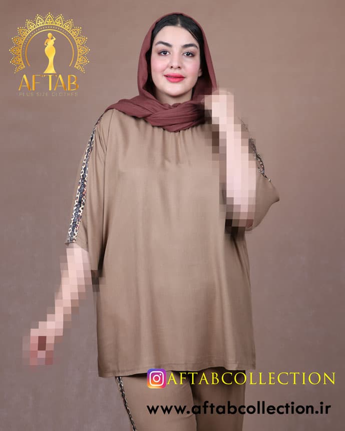 ست اسپرت پلنگی برموندا سایزبزرگ 7026 — تصویر ۷
