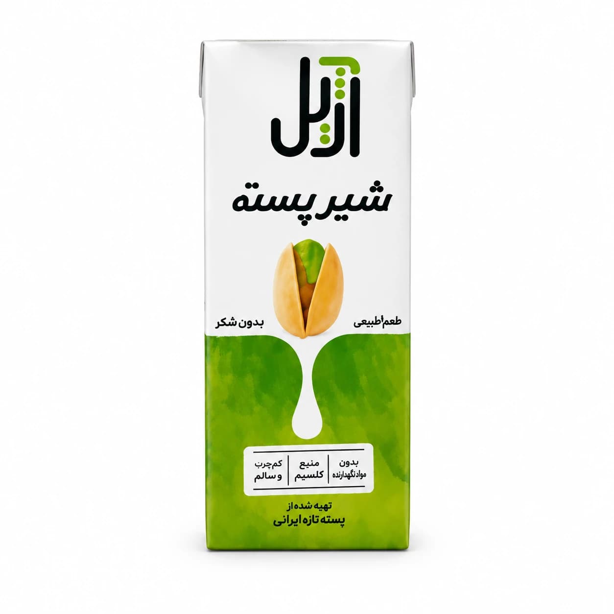 شیر پسته بدون شکر آژیل 200 میلی لیتر
