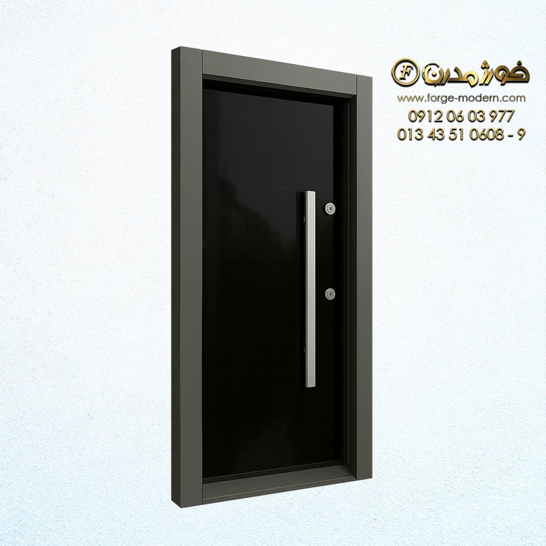 درب ضد سرقت طرح تمام شیشه کد AR 2006 — تصویر ۴