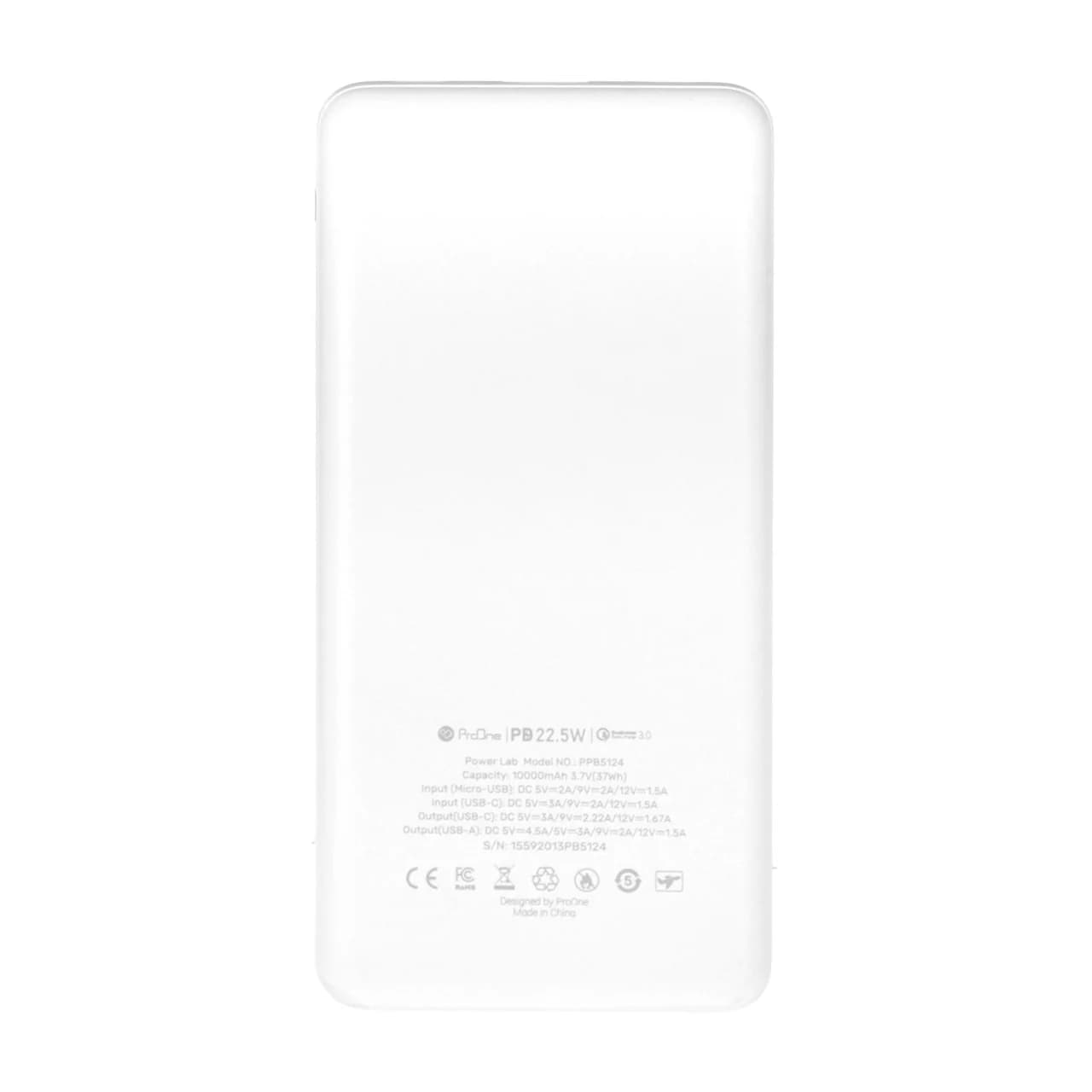 پاوربانک فست شارژ پرووان PROONE PPB5124 10000MAH — تصویر ۸