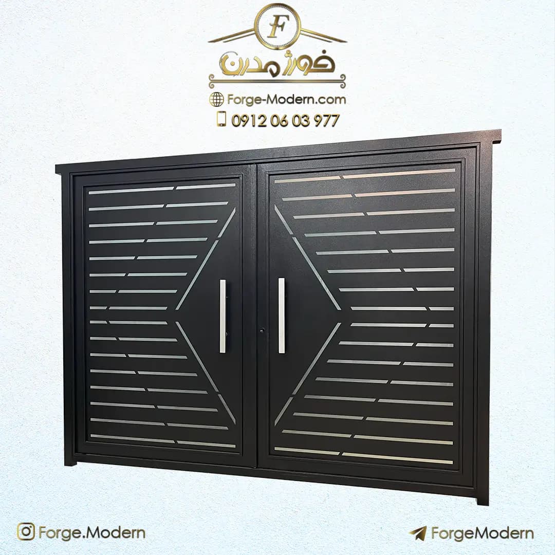 درب فلزی CNC آترینا کد ED B 211-300 — تصویر ۲