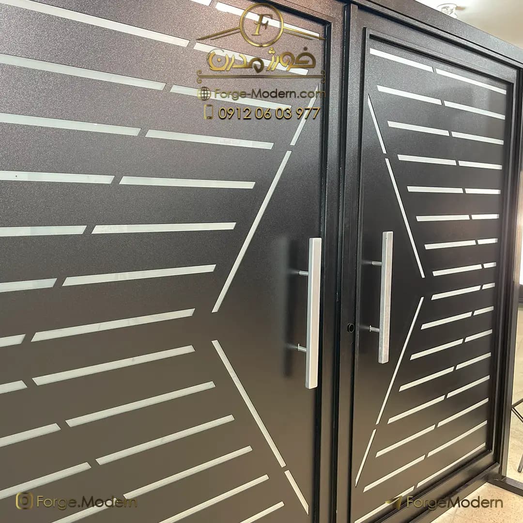درب فلزی CNC آترینا کد ED B 211-300 — تصویر ۳