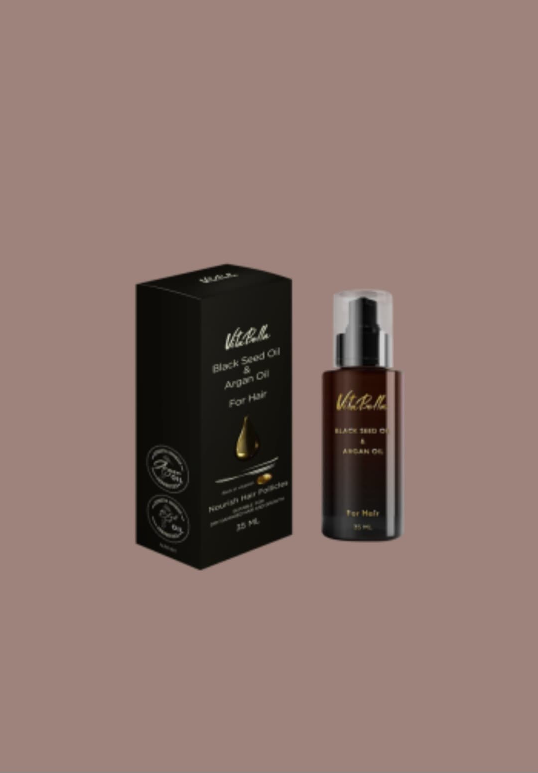 روغن مو سیاه دانه و آرگان – ویتابلا — تصویر ۶