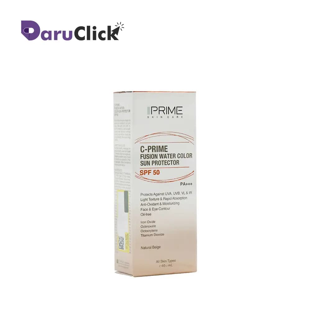 فلوئید ضد آفتاب SPF50 فیوژن واتر پرایم