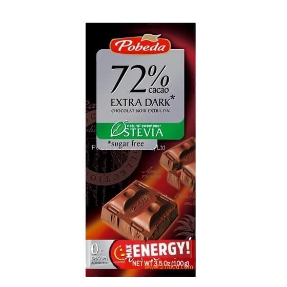 شکلات تلخ 72 درصد پوبدا 100 گرم — تصویر ۲