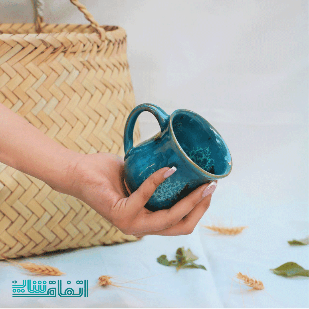 لیوان کمر باریک سفالی — تصویر ۷