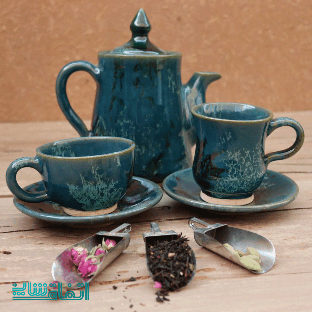 فنجان و نعلبکی تابا سفالی — تصویر ۵