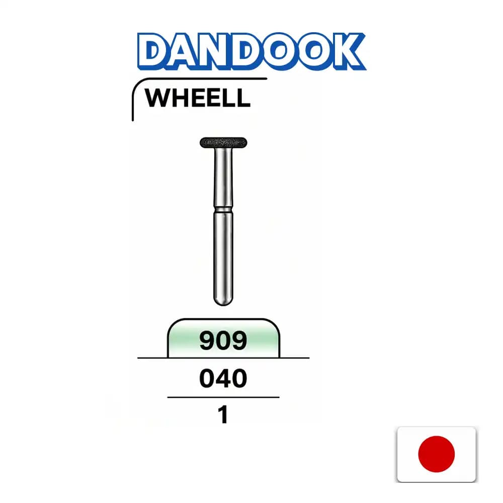 فرز چرخمانند میساوا ۹۰۹-Misawa 909 Diamond Bur — تصویر ۲