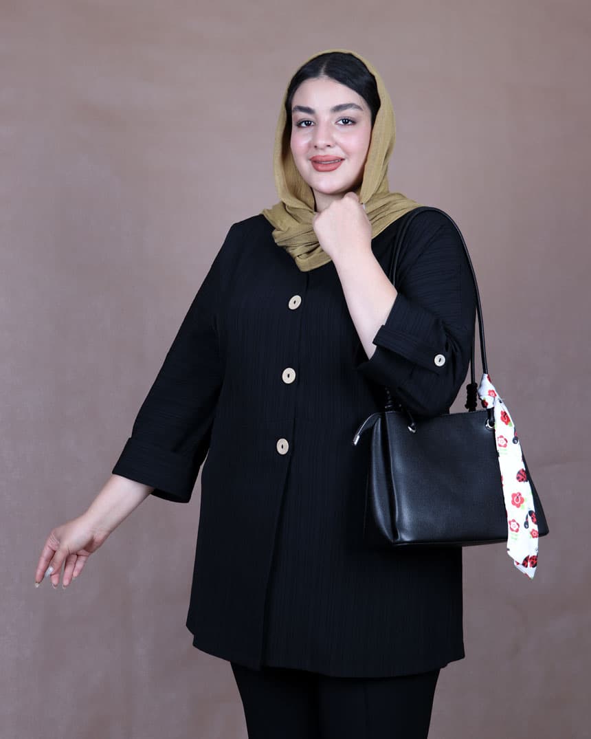 مانتو کراش 3 دکمه سایزبزرگ 6732 — تصویر ۱۲