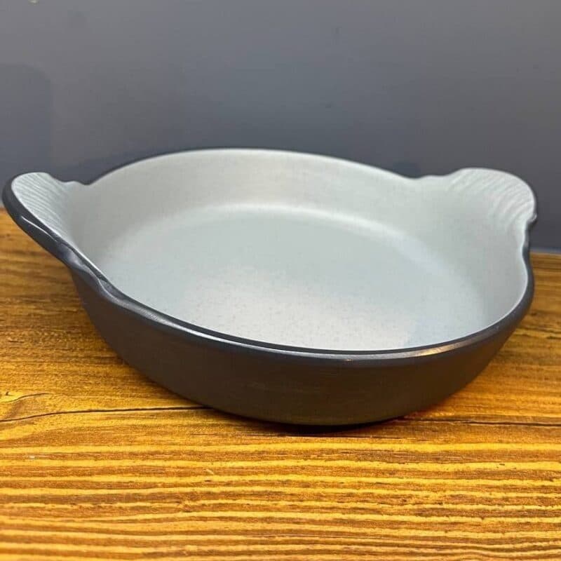 ظرف دو دسته ملامین ساور کد 25059 (طوسی) — تصویر ۲