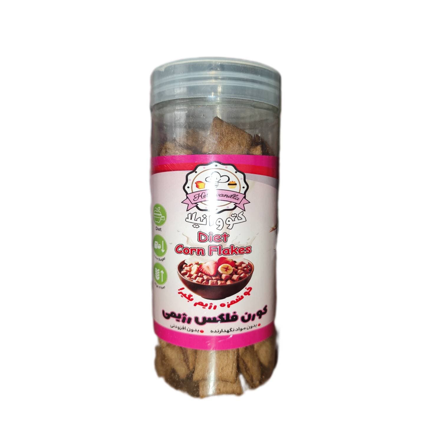 کورن فلکس رژیمی کتووانیلا 150 گرم — تصویر ۲