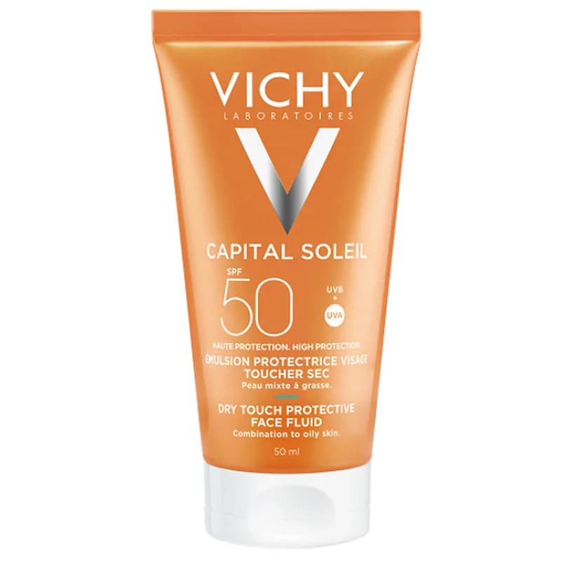 کرم ضد آفتاب ویشی بدون رنگ VICHY CAPITAL SOLEIL Spf 50