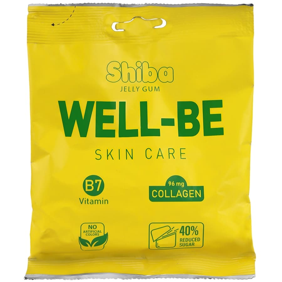 پاستیل پروتئین کلاژن well-be شیبا 60 گرم