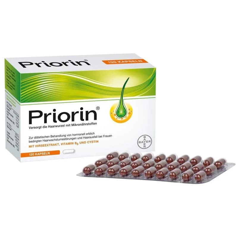 قرص پریورین priorin | تقویت کننده و ضد ریزش مو — تصویر ۳