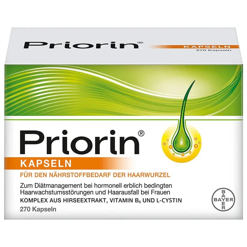 قرص پریورین priorin | تقویت کننده و ضد ریزش مو — تصویر ۴