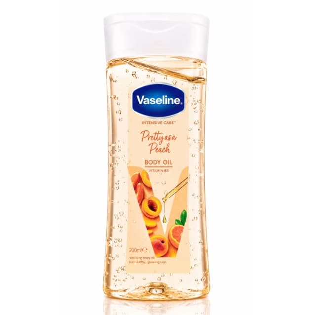 روغن بدن ژله ای وازلین Vaseline مدل Protecting & Peach حجم 200 میلی لیتر — تصویر ۲