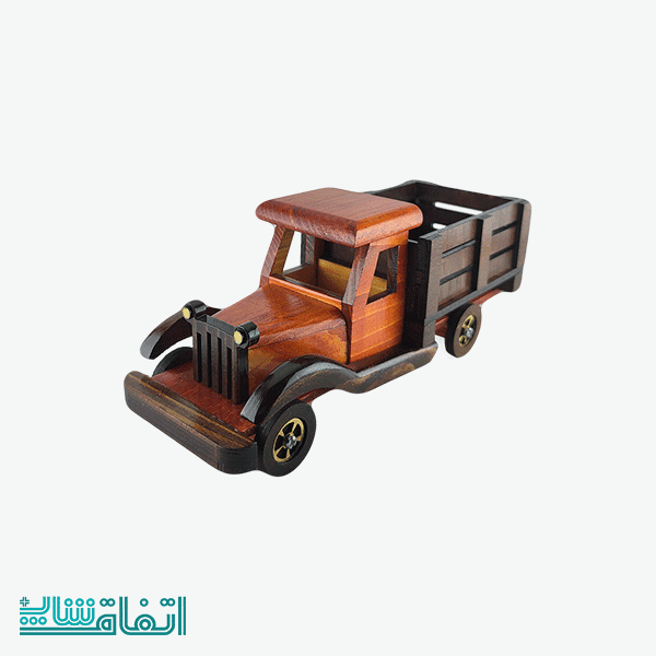 ماشین کلاسیک چوبی طرح کامیون سایز متوسط — تصویر ۵