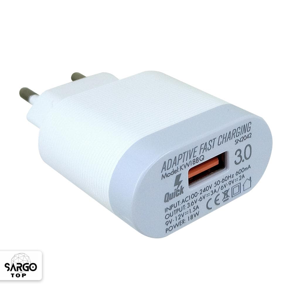 شارژر دیواری کینگ استار مدل KW188Q — تصویر ۹