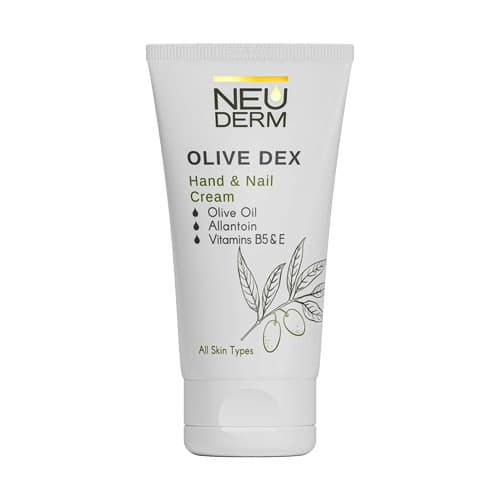 کرم دست و ناخن تیوپی زیتون نئودرم|Neuderm Olive Dex Hand And Nail Cream 50ml — تصویر ۲