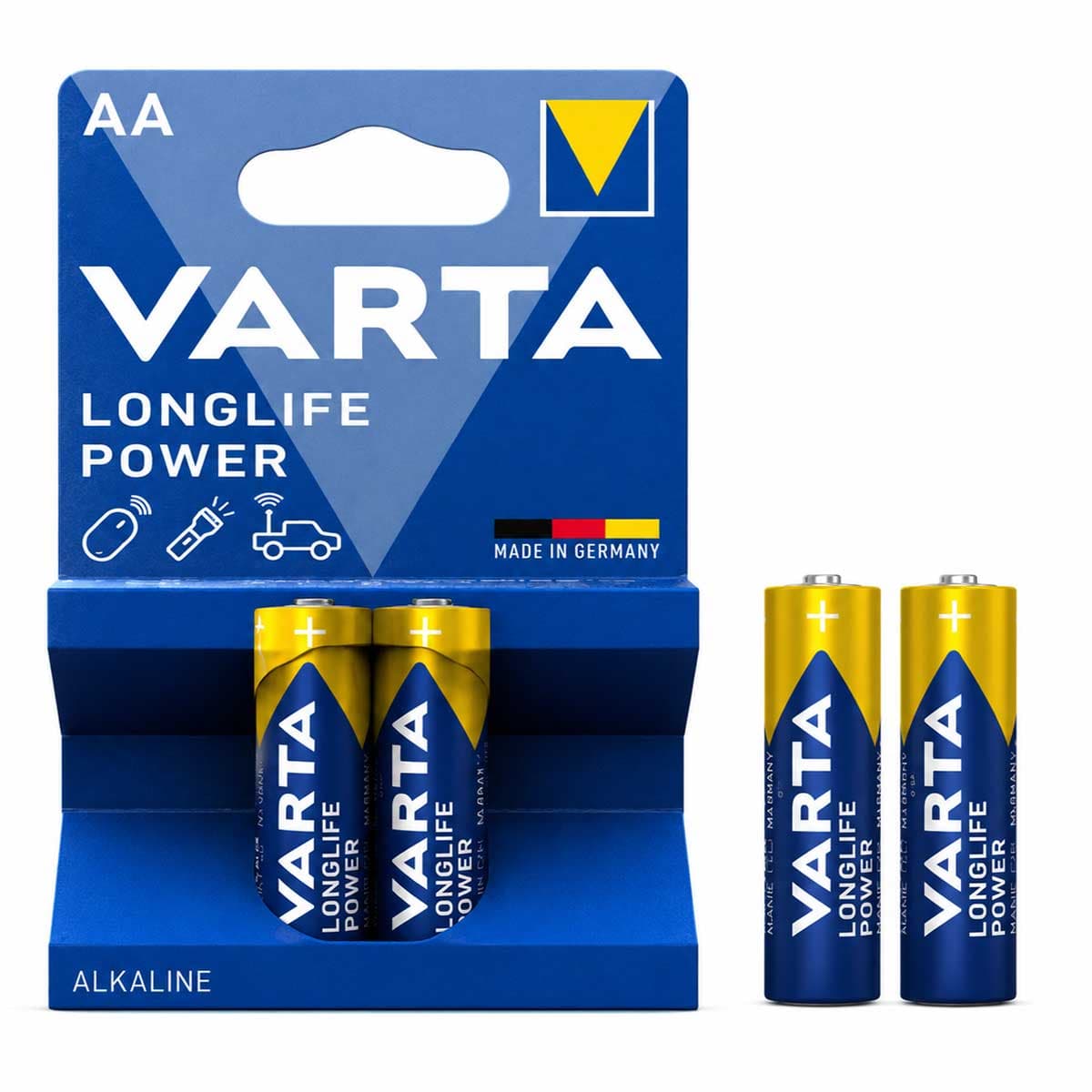 باتری قلم VARTA Long Life Power Alkaline بسته 2 تایی — تصویر ۲