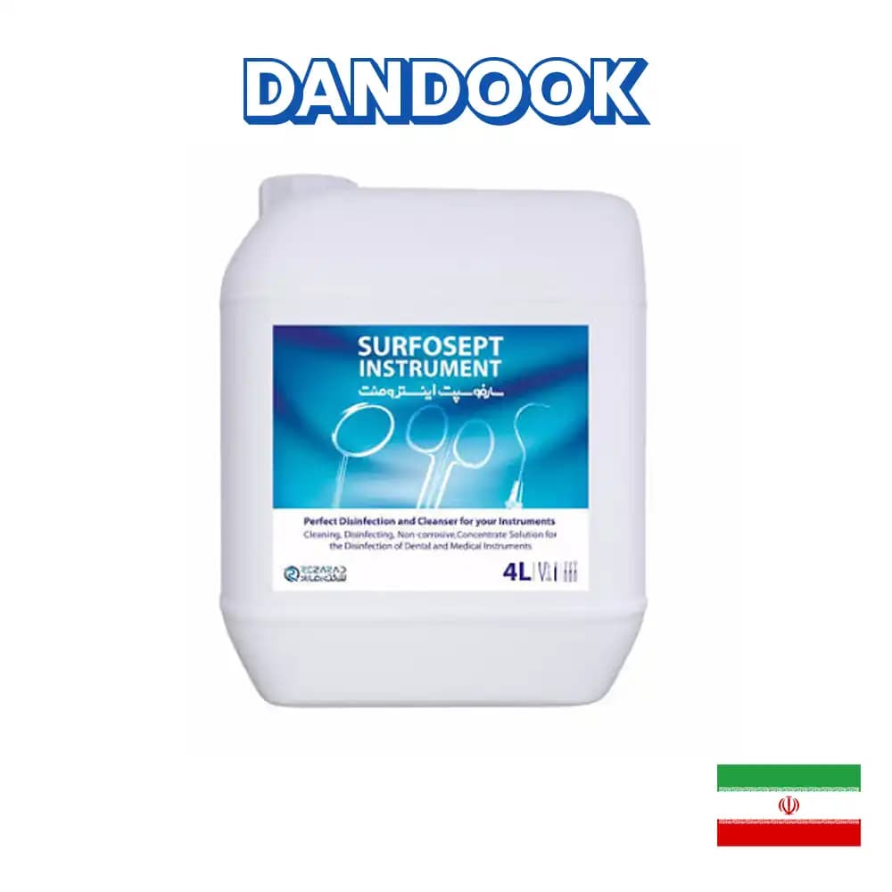 محلول ضدعفونی ابزار سارفوسپت ۴ لیتری-SarfoSept Instrument