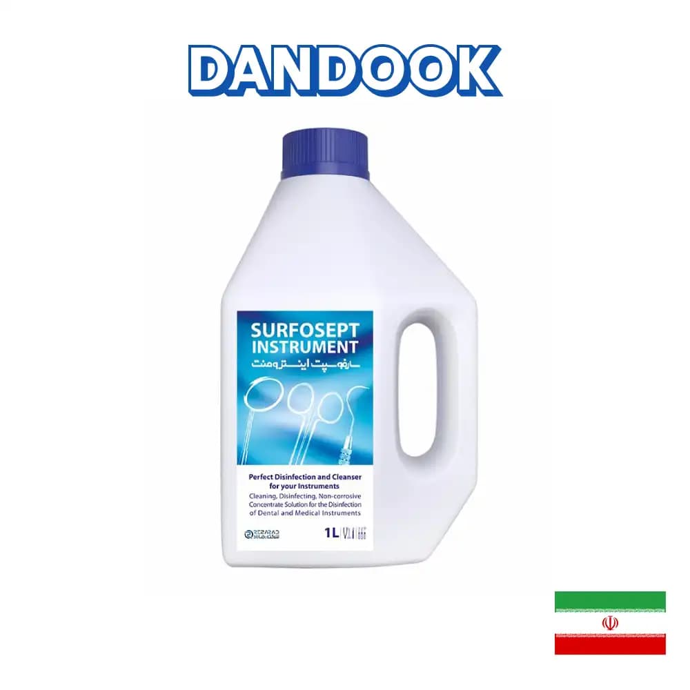 محلول ضدعفونی ابزار سارفوسپت ۱ لیتری-SarfoSept Dental