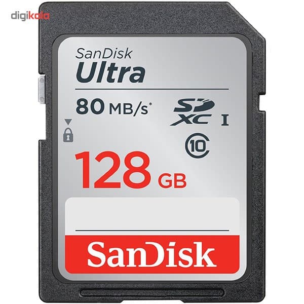 کارت حافظه SDXC سن دیسک مدل Ultra کلاس 10 استاندارد UHS-I U1 سرعت 533X 80MBps ظرفیت 128 گیگابایت — تصویر ۵