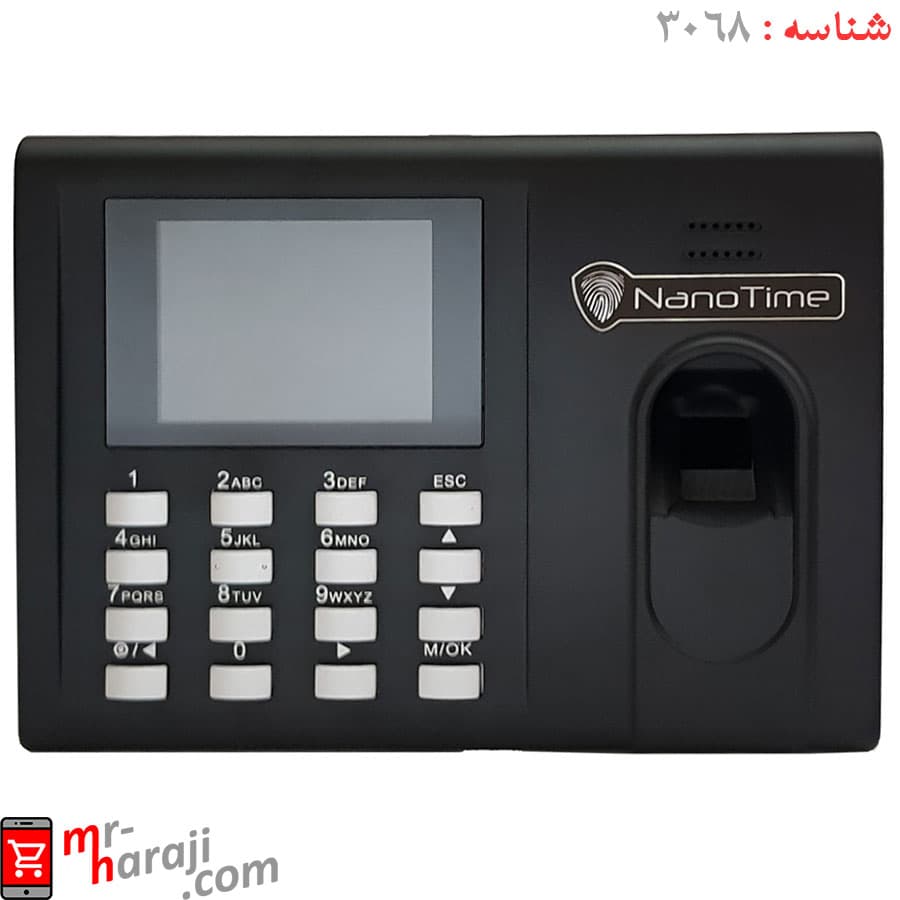 دستگاه حضور و غیاب اثرانگشتی نانوتایم ZK K30 — تصویر ۶